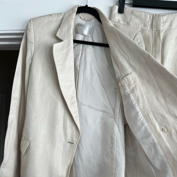 Aritzia - le fou Wilfred - Linen Suit Jacket - sz S - small - Picture 7 of 7